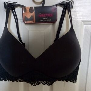 No boundaries black dress bra